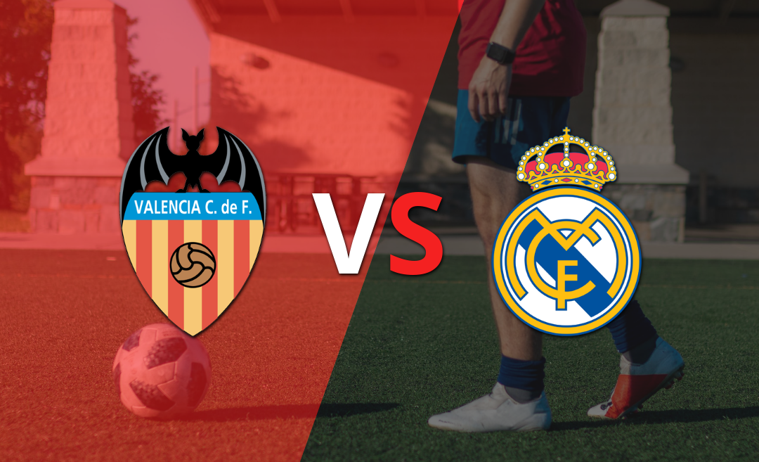 Real Madrid derrota a Valencia2 a 1 en el estadio  Mestalla