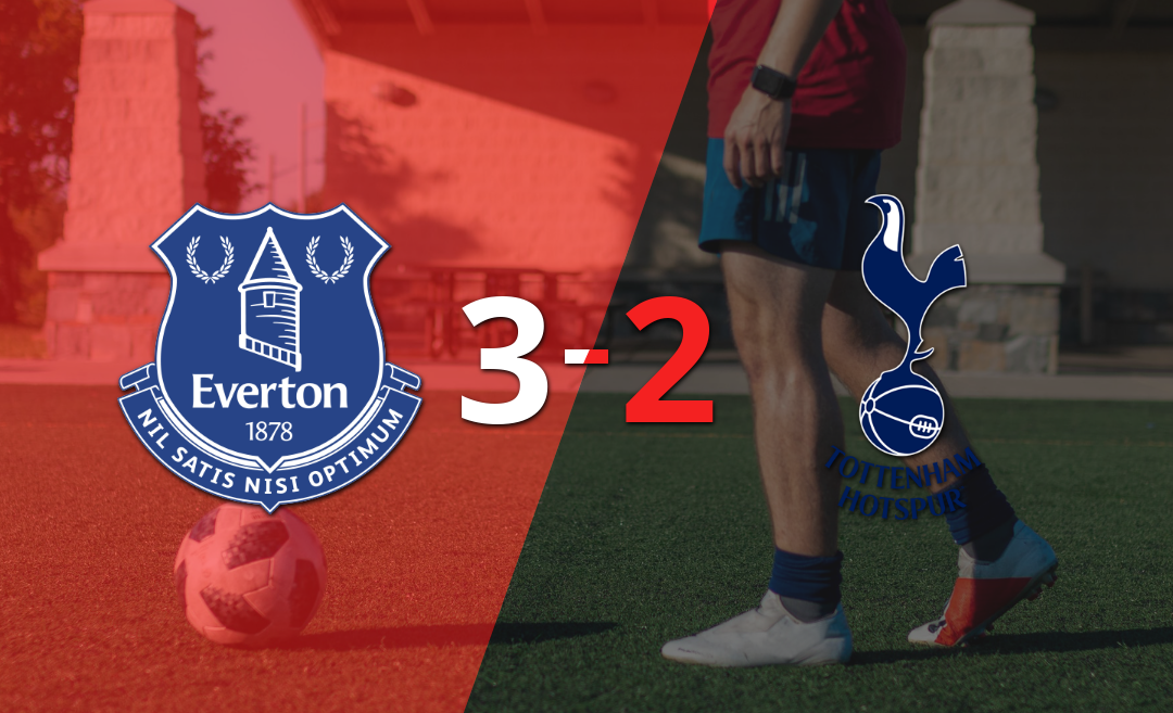 Emocionante partido termina con victoria de Everton 3-2 ante Tottenham