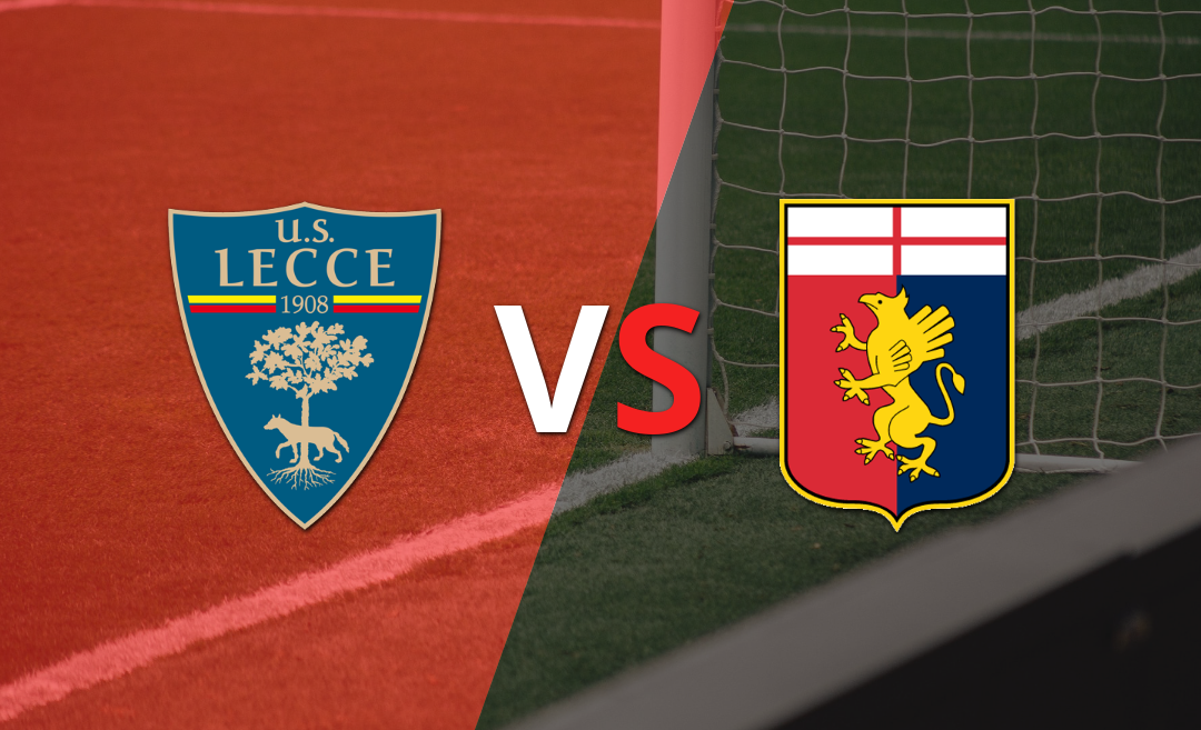 Se juega el segundo tiempo del empate en 0 entre Lecce y Genoa