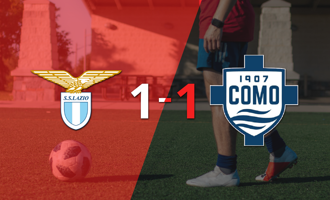 Como 1907 empató 1-1 en su visita a Lazio