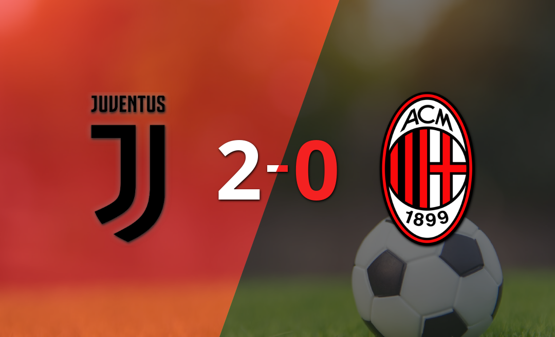 Juventus marcó dos veces en la victoria ante Milan en el estadio Delle Alpi