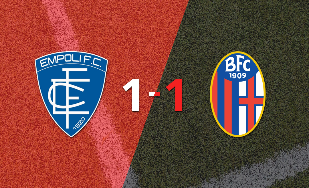 Empoli y Bologna empataron 1 a 1