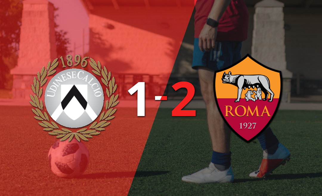 Roma da vuelta el marcador y triunfa 2 a 1 sobre Udinese