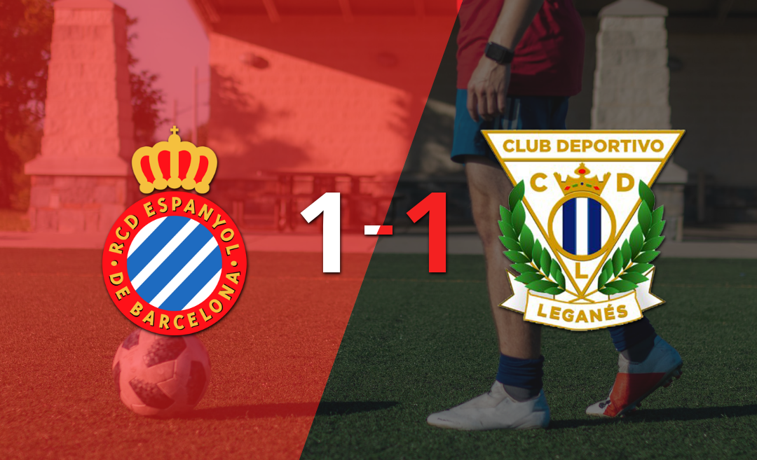 Leganés empató 1-1 en su visita a Espanyol