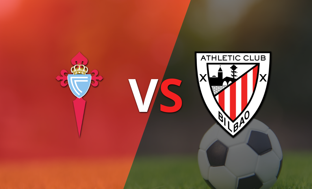 En el estadio el Estadio de Balaídos,  Athletic Bilbao le gana a Celta