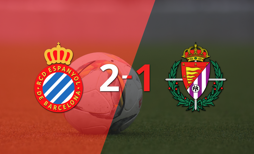 Espanyol consiguió una victoria por 2 a 1 ante Valladolid