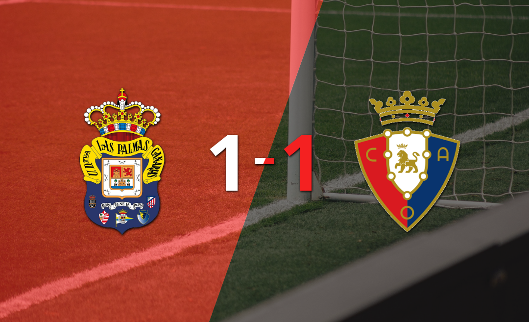 Agónico gol de Adnan Januzaj le da el empate a UD Las Palmas