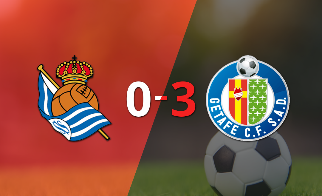 Doblete de Carles Pérez en la goleada de Getafe frente a Real Sociedad