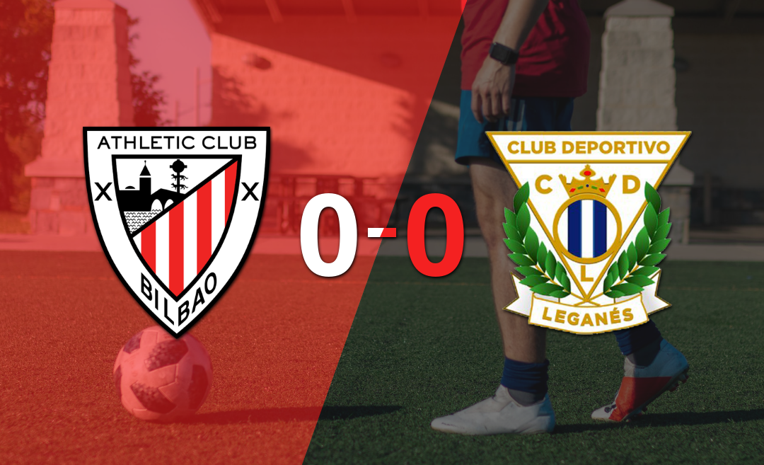 Sin muchas emociones, Athletic Bilbao y Leganés empataron 0-0