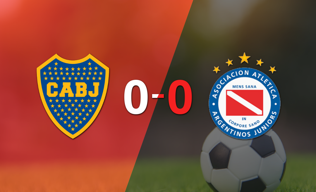 No hubo goles en el empate entre Boca Juniors y Argentinos Juniors