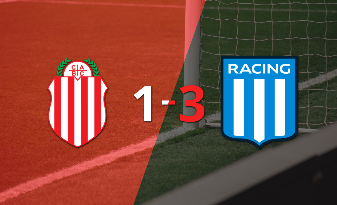 Racing Club remonta el partido con Barracas Central y sella el triunfo 3 a 1