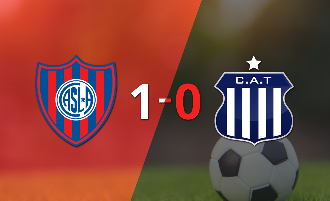 San Lorenzo derrotó 1-0 a Talleres con un gol de Andrés Vombergar