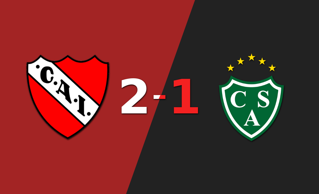 Con dos goles de Gabriel Ávalos, Independiente venció a Sarmiento