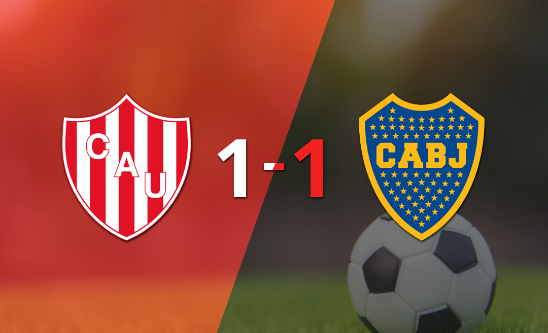 Unión saca agónico empate ante Boca Juniors con gol de Franco Fragapane