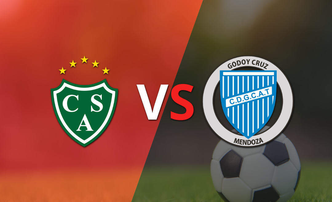 Sarmiento y Godoy Cruz empatan sin goles en el inicio del segundo tiempo