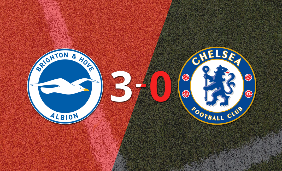 Brighton and Hove goleó 3-0 a Chelsea con doblete de Yankuba Minteh