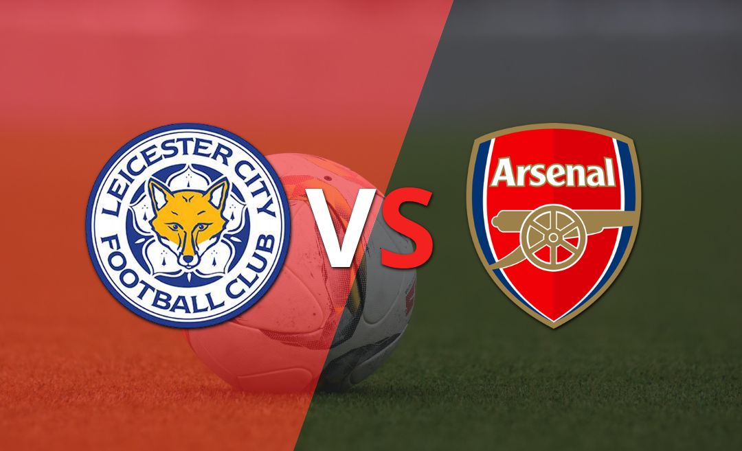 Arsenal avanza en el marcador 2-0 sobre Leicester City