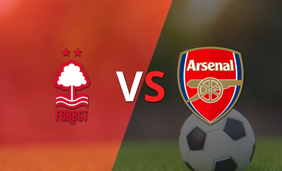 Con un empate en 0, empieza el segundo tiempo entre Nottingham Forest y Arsenal