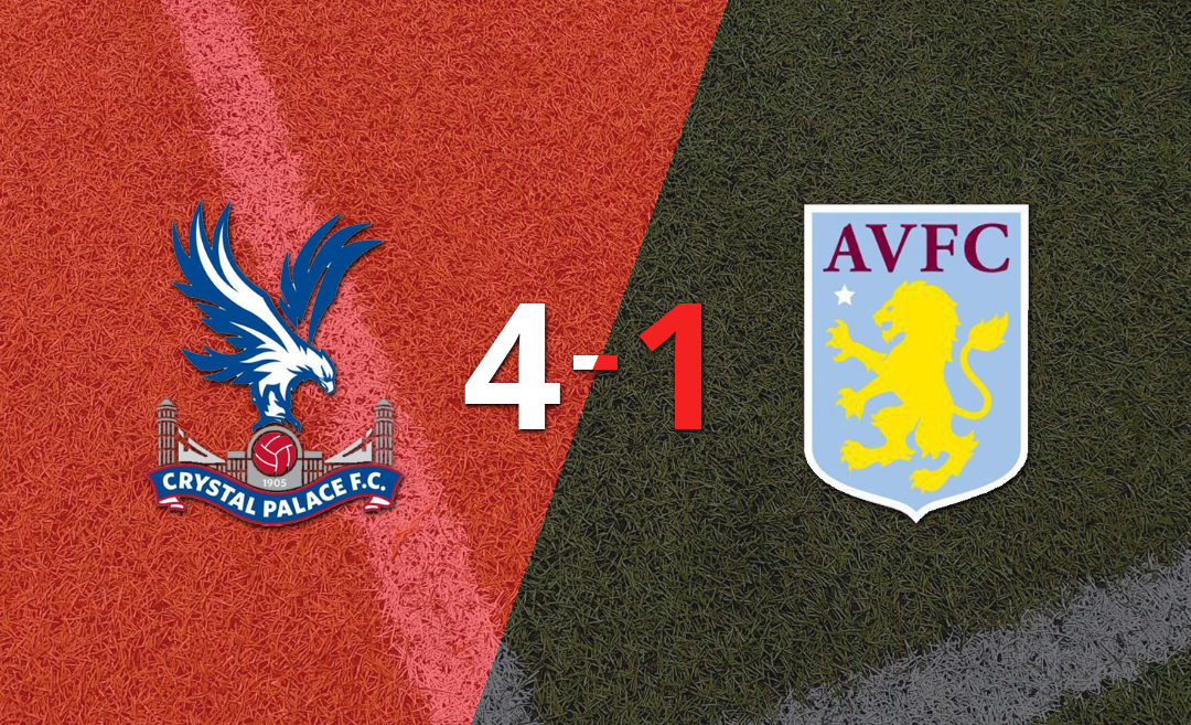 Crystal Palace le pasó por encima a Aston Villa con doblete de Ismaïla Sarr