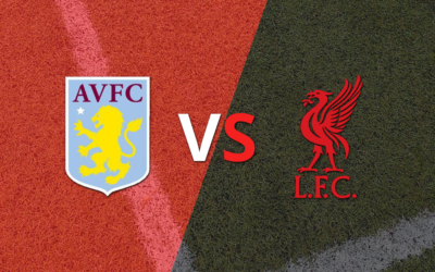 ¡Hay empate  en el estadio Villa Park! Liverpool  y Aston Villa quedan 2 a 2