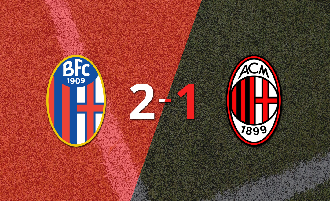 Bologna le dio vuelta el partido a Milan con un 2-1
