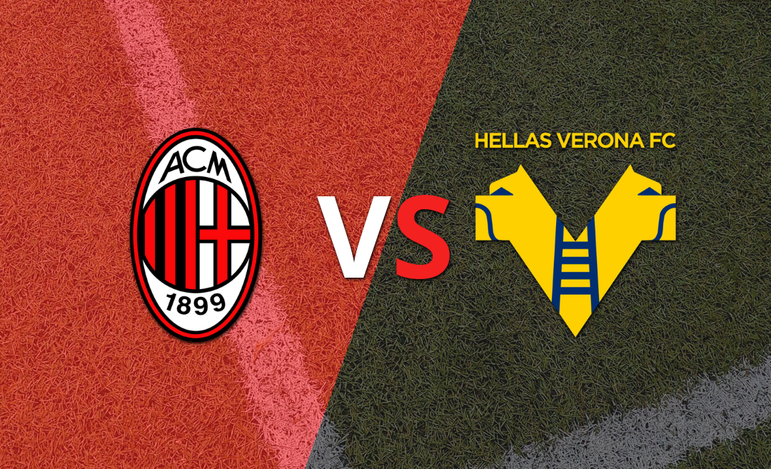 En el estadio San Siro, Milan se impone ante Hellas Verona 1 a 0