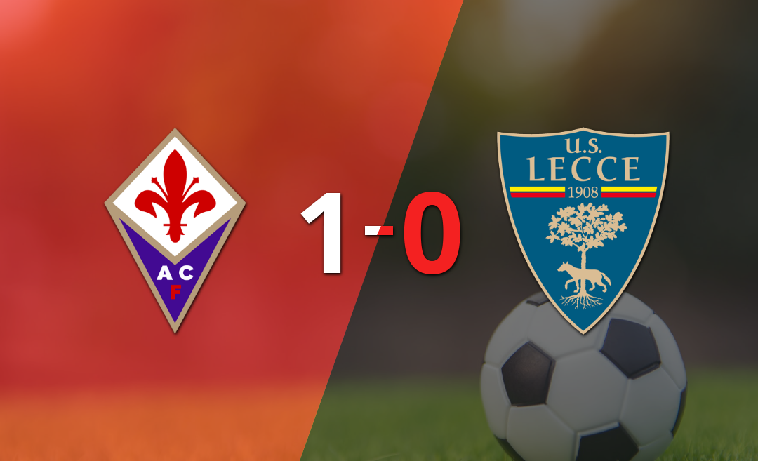 Fiorentina derrotó 1-0 a Lecce con un gol de Robin Gosens