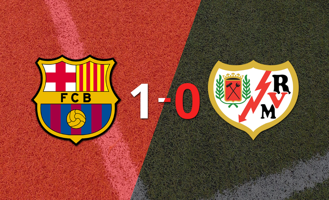 Barcelona derrotó 1-0 a Rayo Vallecano con un gol de penal