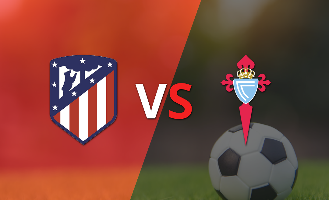 Atlético de Madrid empata el juego ante Celta
