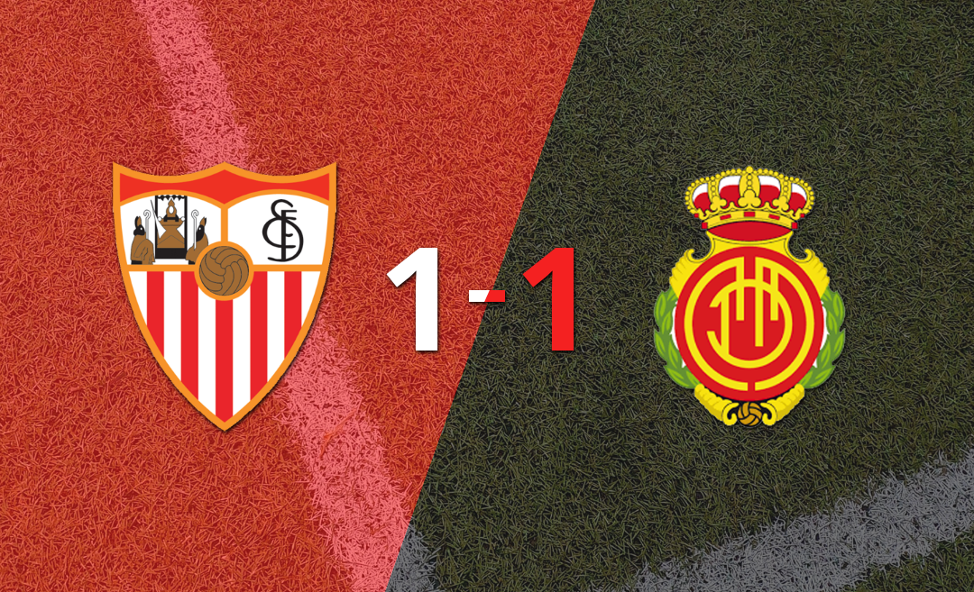 Sobre el final, Martin Valjent marcó el gol del empate entre Mallorca y Sevilla