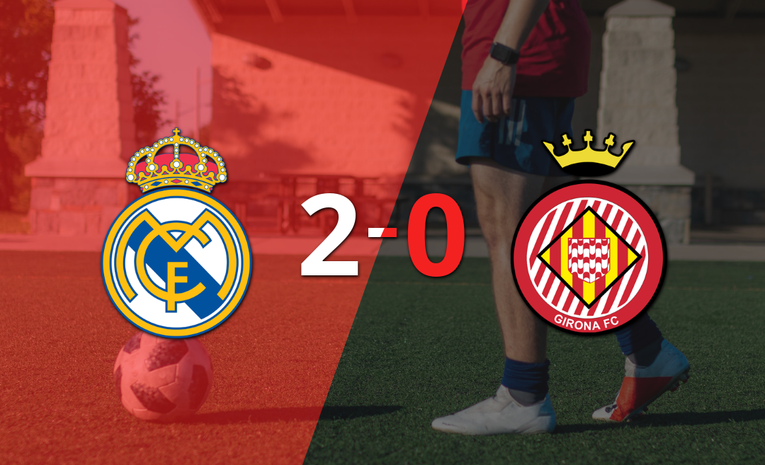 Sólido triunfo de Real Madrid por 2-0 frente a Girona