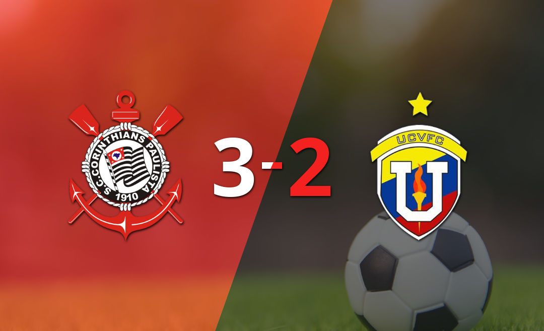 Corinthians venció a UCV con gol agónico y quedó en Tercera Fase