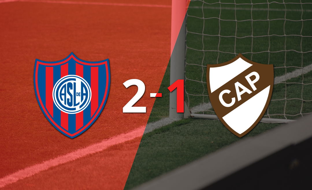 San Lorenzo lo dio vuelta ante Platense y venció por 2 a 1 con gol agónico
