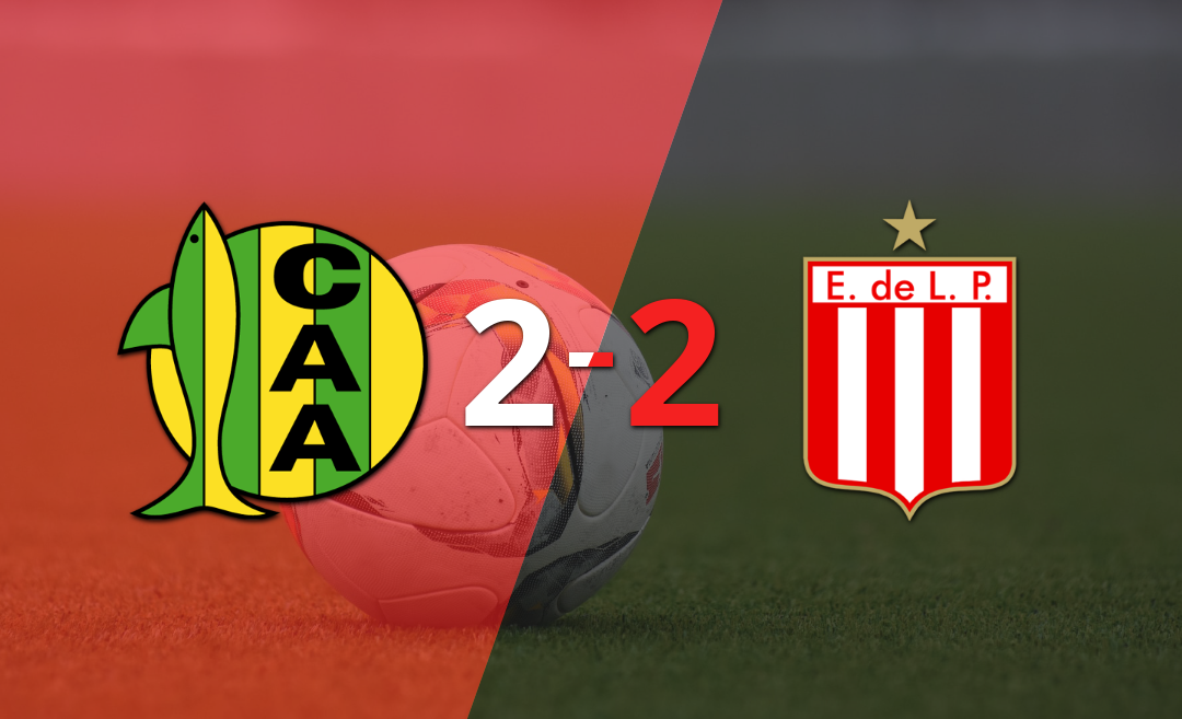Aldosivi y Estudiantes igualaron por 2 en un vibrante partido
