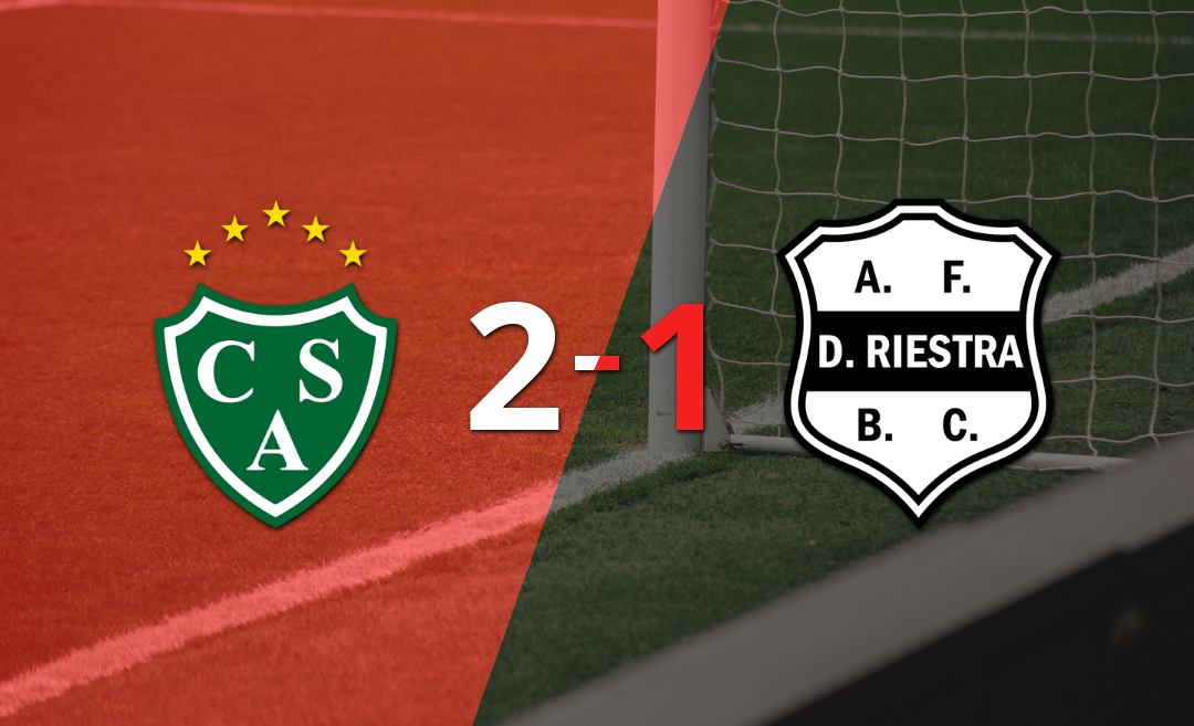 Sarmiento remonta el partido con Dep. Riestra y sella el triunfo 2 a 1 con un gol agónico
