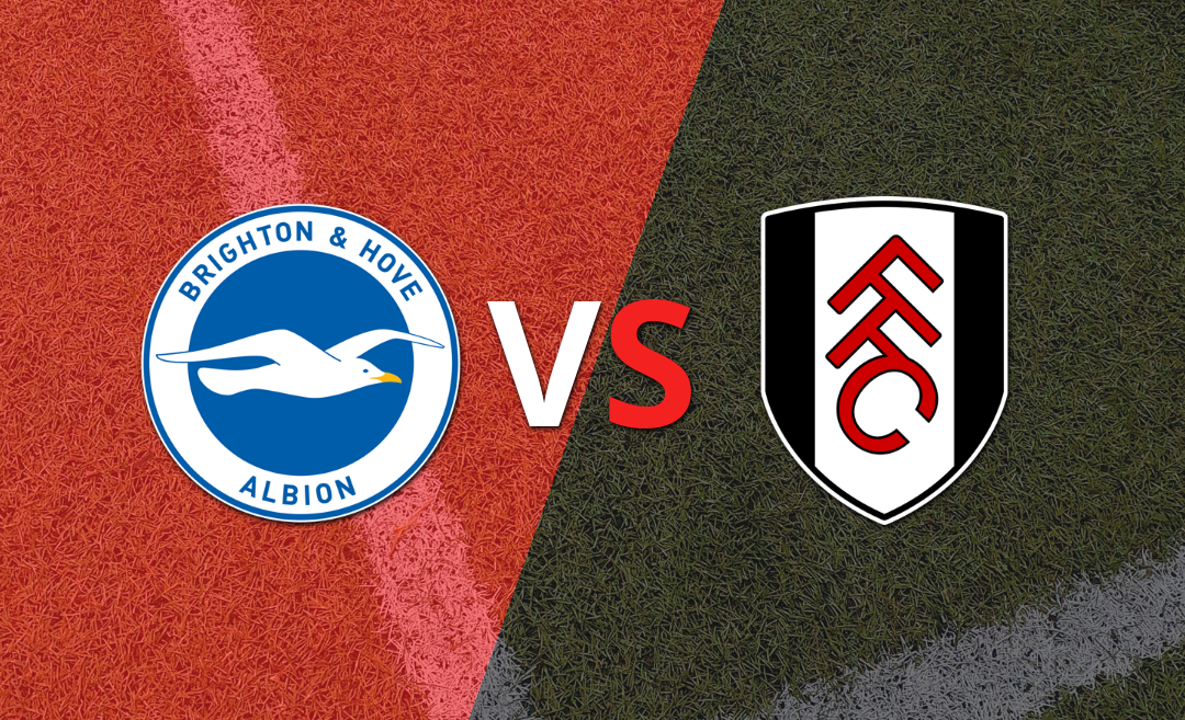 Arranca el segundo tiempo del empate entre Brighton and Hove y Fulham