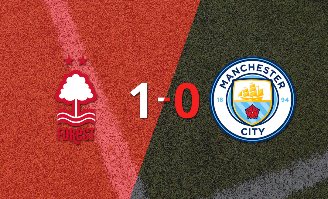 Nottingham Forest derrotó 1-0 a Manchester City