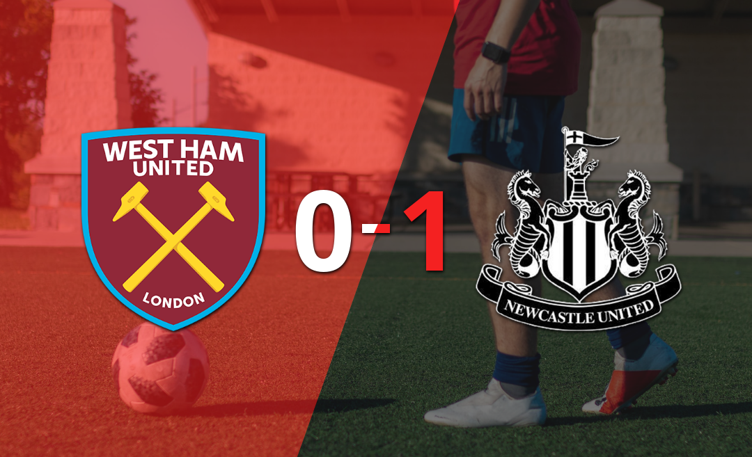 A Newcastle United no le sobró nada, pero venció a West Ham United por 1 a 0