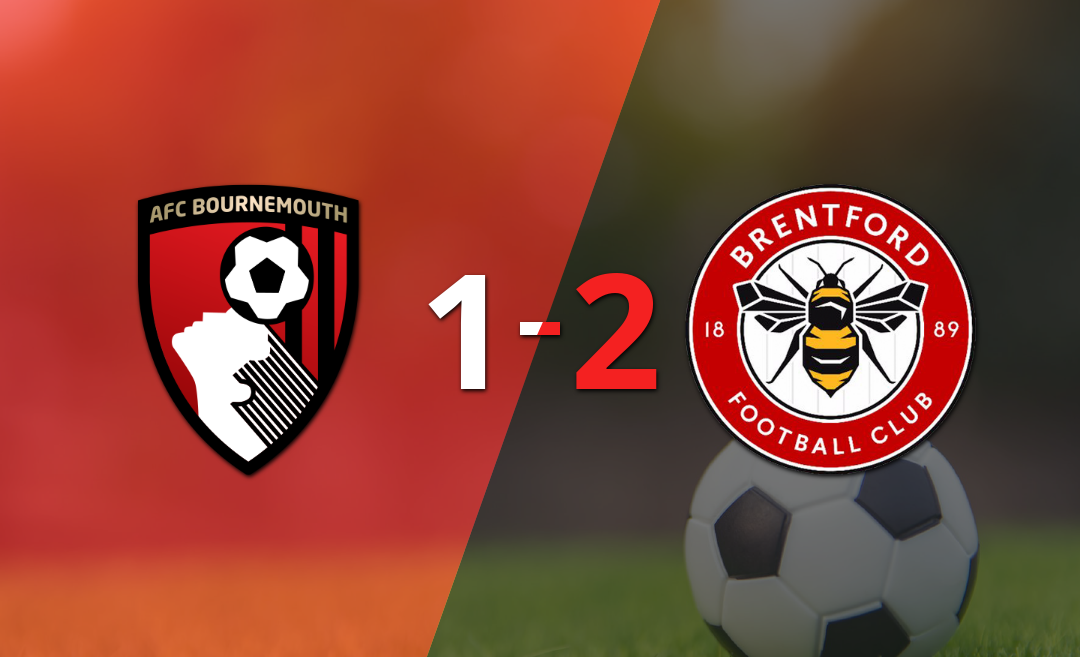 Bournemouth no logró superar la firmeza de Brentford y cayó 2 a 1