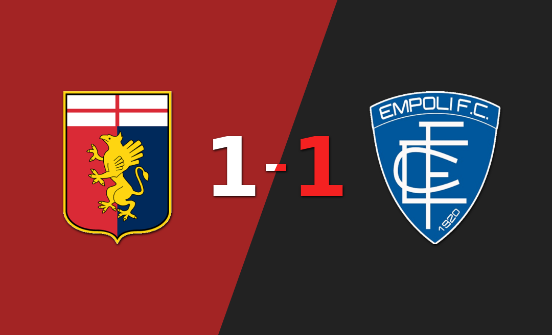 Genoa alcanzó el empate por medio de un autogol de Marco Silvestri
