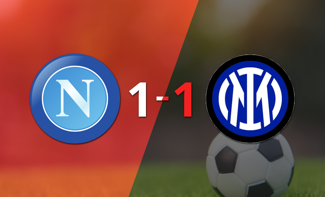 Napoli logró un agónico empate ante Inter