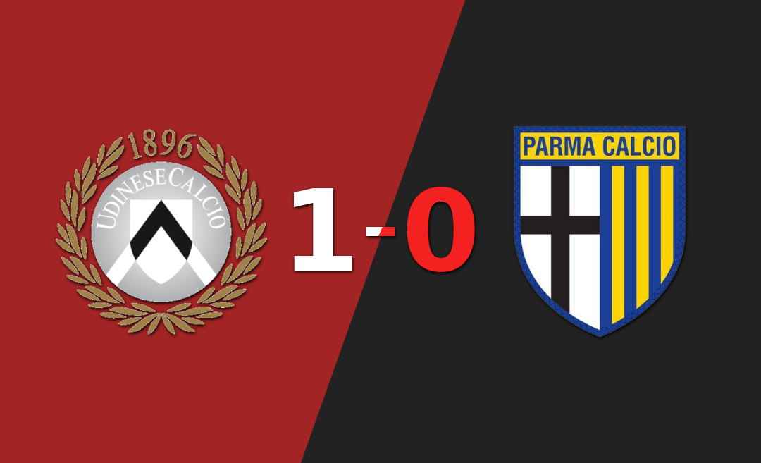 Udinese venció a Parma 1 a 0 en el estadio Stadio Friuli con un gol de penal