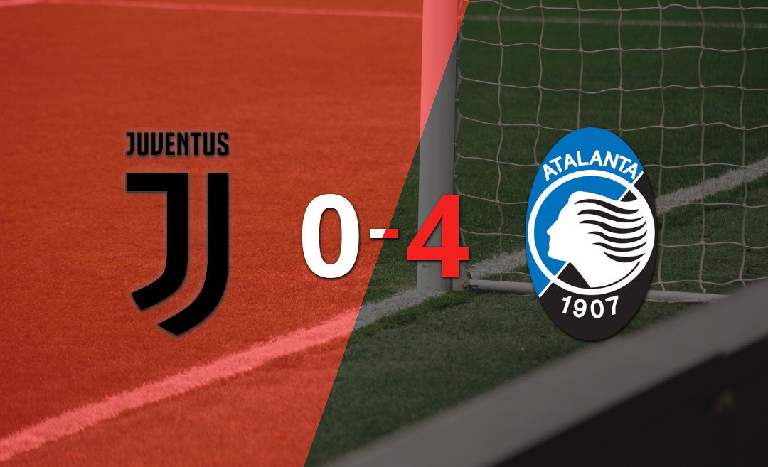 Juventus cae goleado por 4 a 0 ante Atalanta en un vibrante encuentro