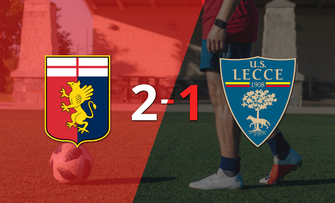 Con dos goles de Fabio Miretti, Genoa venció a Lecce