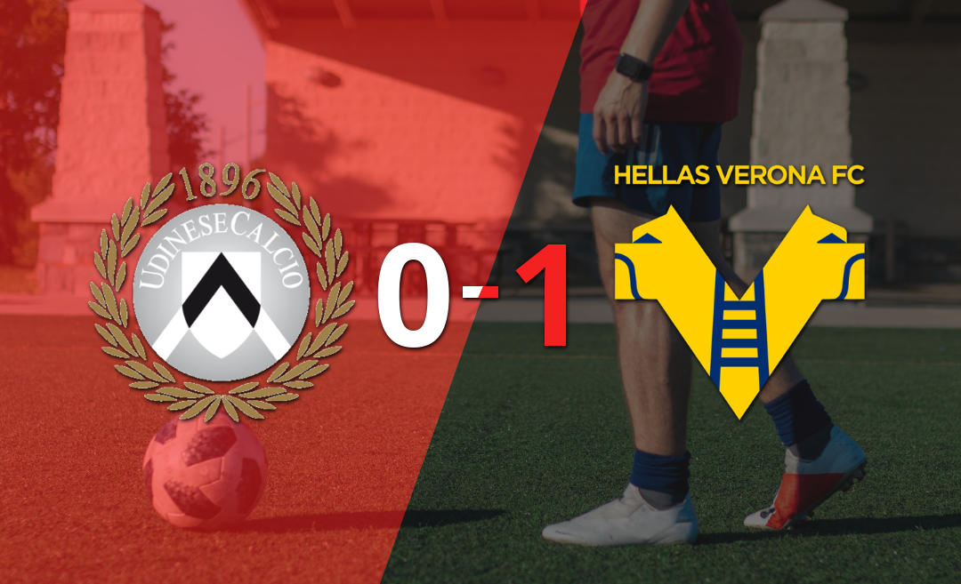 A Hellas Verona no le sobró nada, pero venció a Udinese por 1 a 0