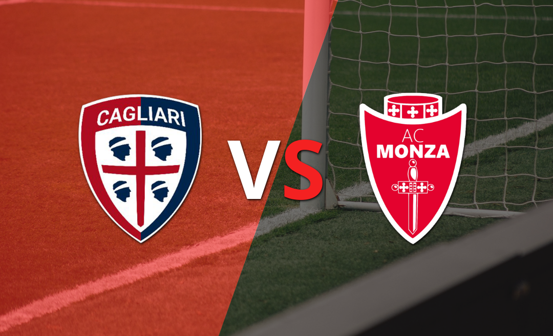 Cagliari sigue arriba por 2-0 ante Monza