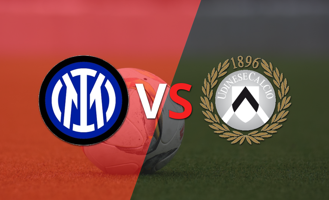Inter busca mantener la ventaja ante Udinese en la etapa complementaria