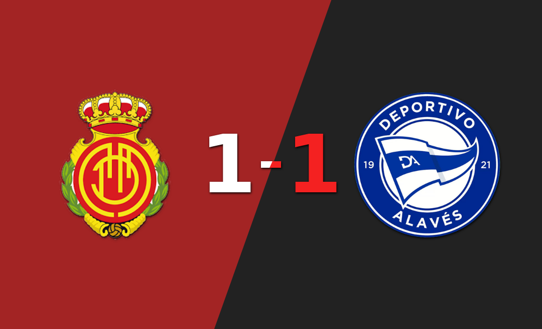 Mallorca no pudo en casa ante Alavés y empataron 1-1