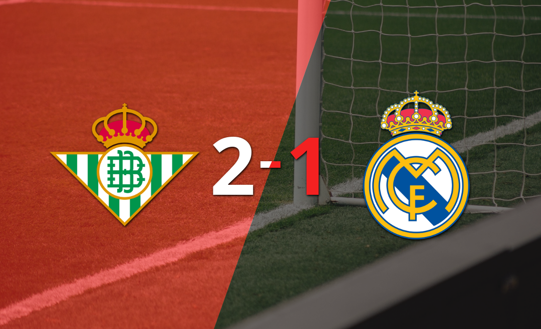 Betis lo dio vuelta ante Real Madrid y venció por 2 a 1