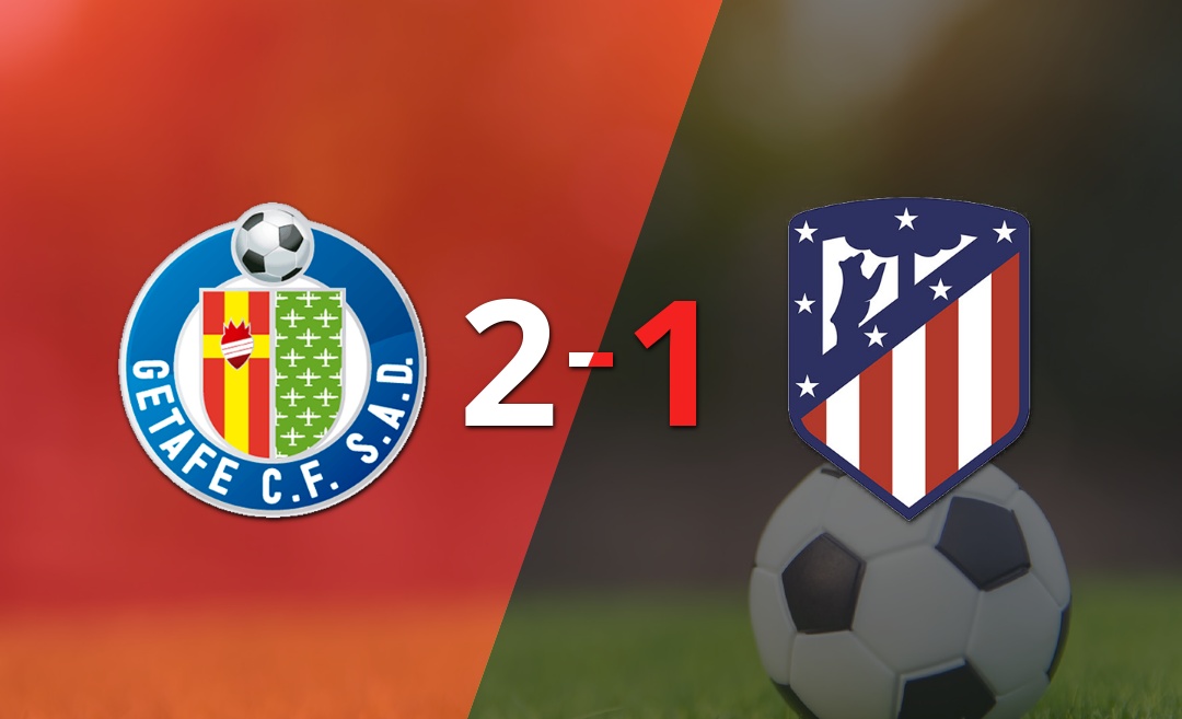 Getafe se lo dio vuelta a Atlético de Madrid y le ganó 2 a 1 con gol agónico